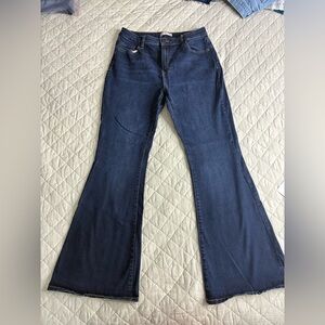 SO Dark Blue Flare Jeans